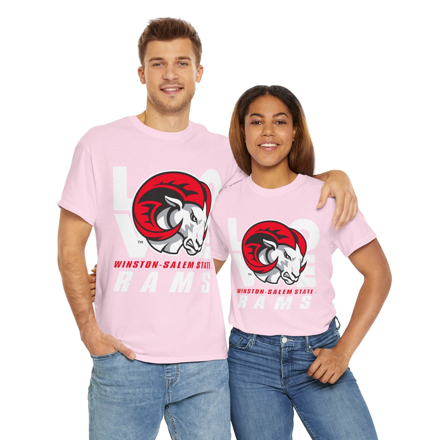 WSSU Rams Love Tee