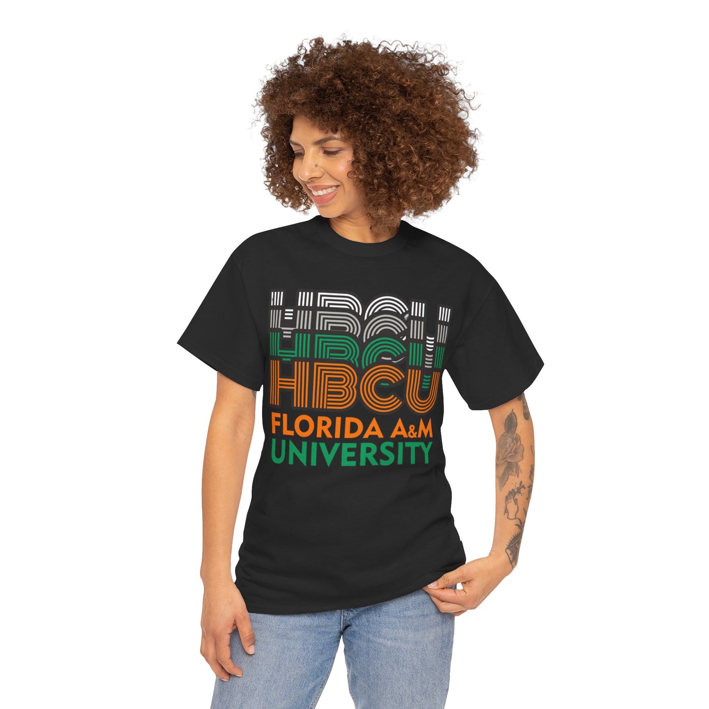 HBCU Florida A&M Stack Tee