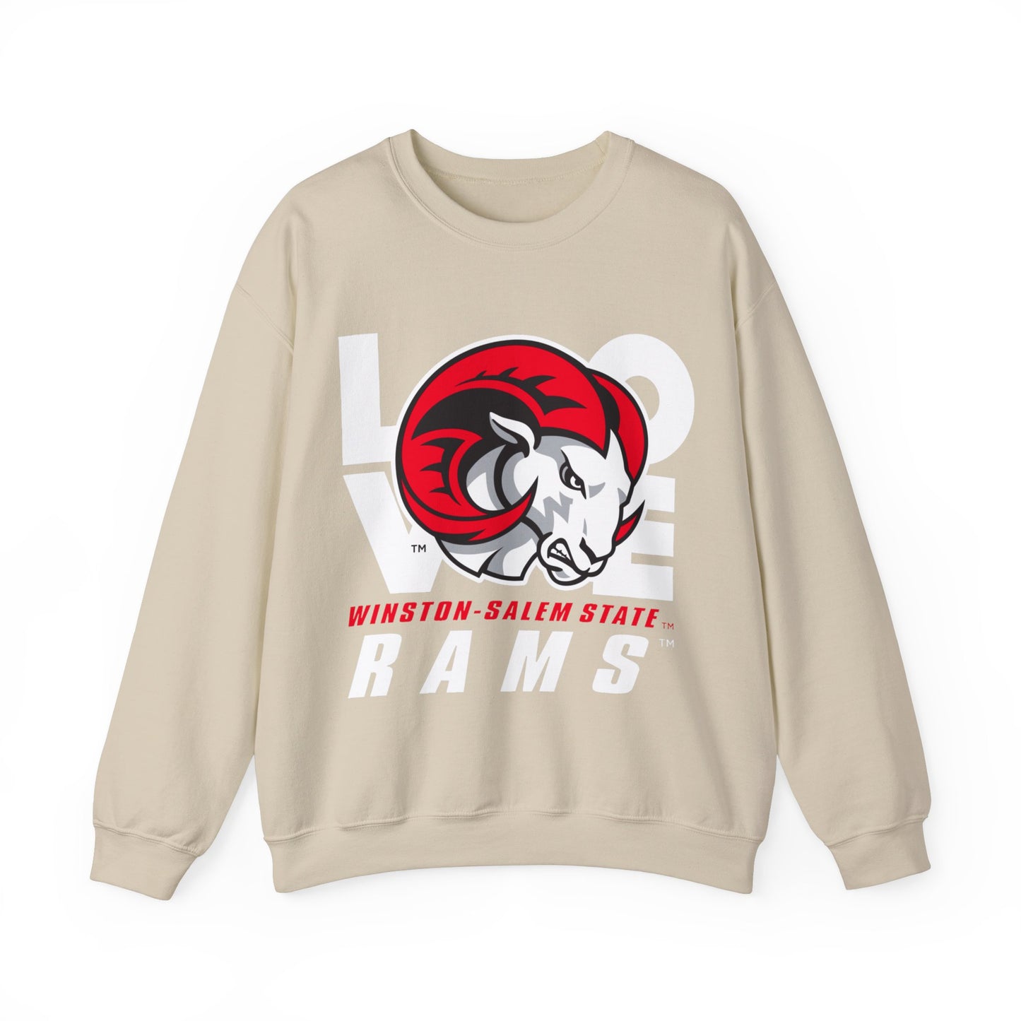 WSSU Rams LOVE Crewneck Pullover