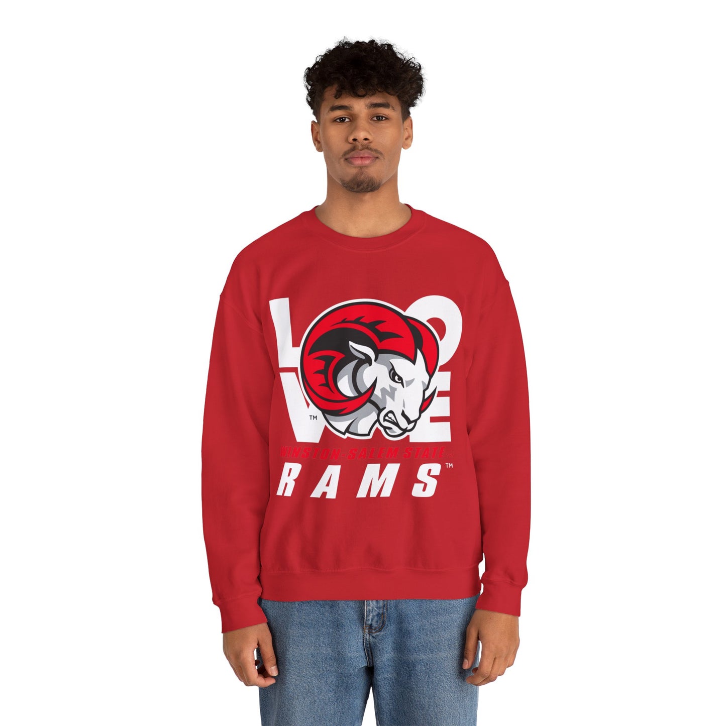 WSSU Rams LOVE Crewneck Pullover