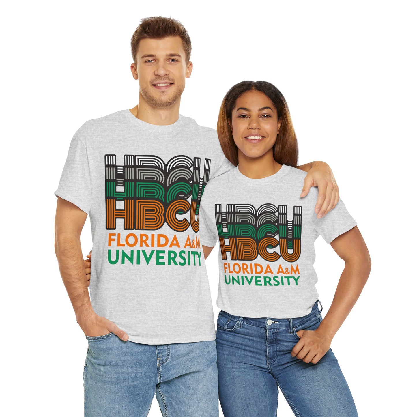 HBCU Florida A&M Stack Tee