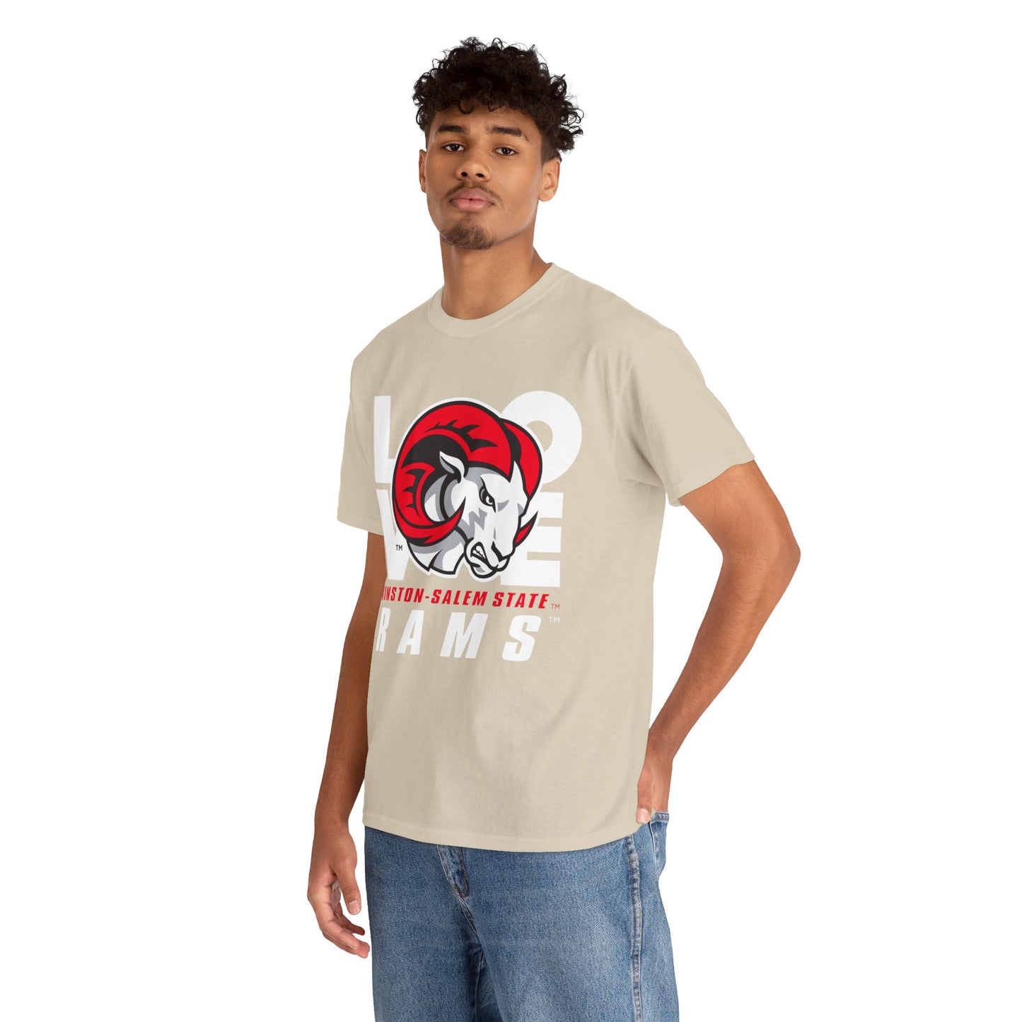 WSSU Rams Love Tee