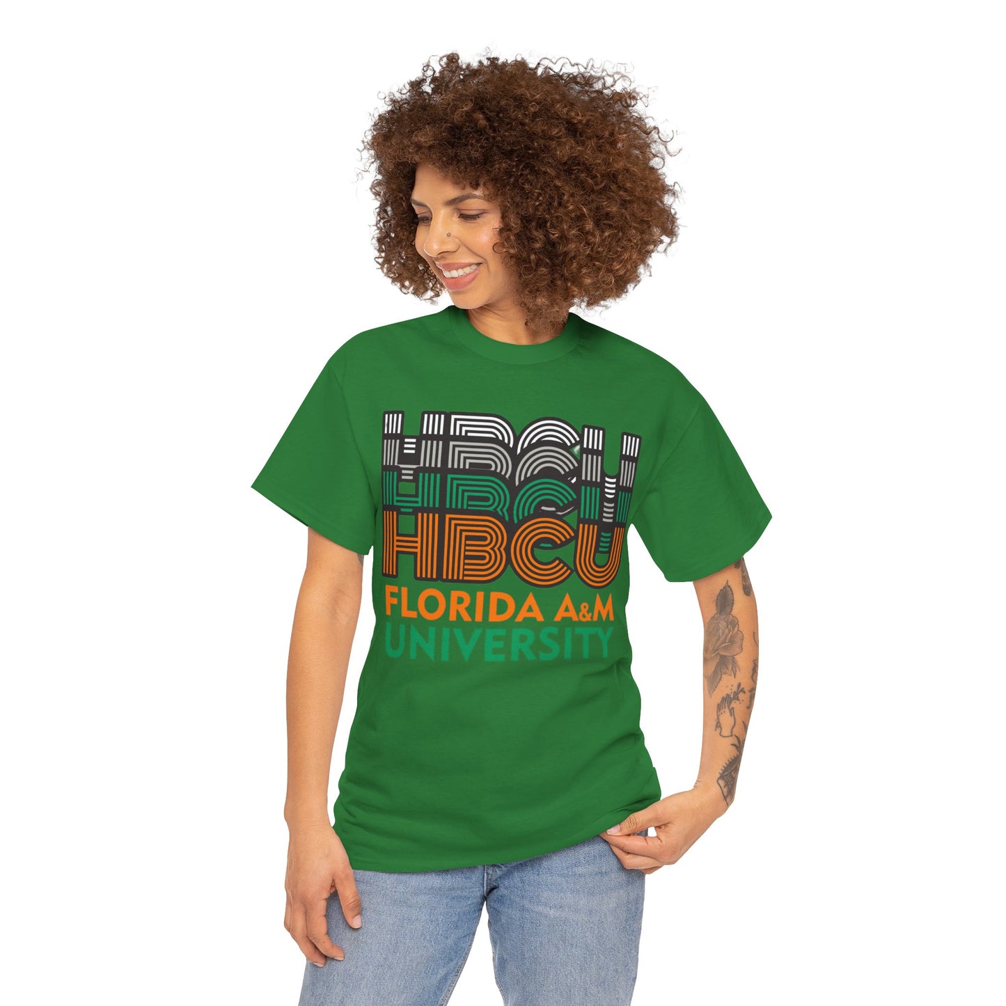 HBCU Florida A&M Stack Tee