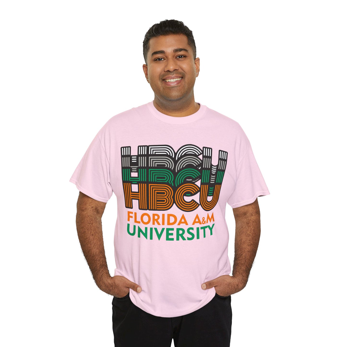 HBCU Florida A&M Stack Tee