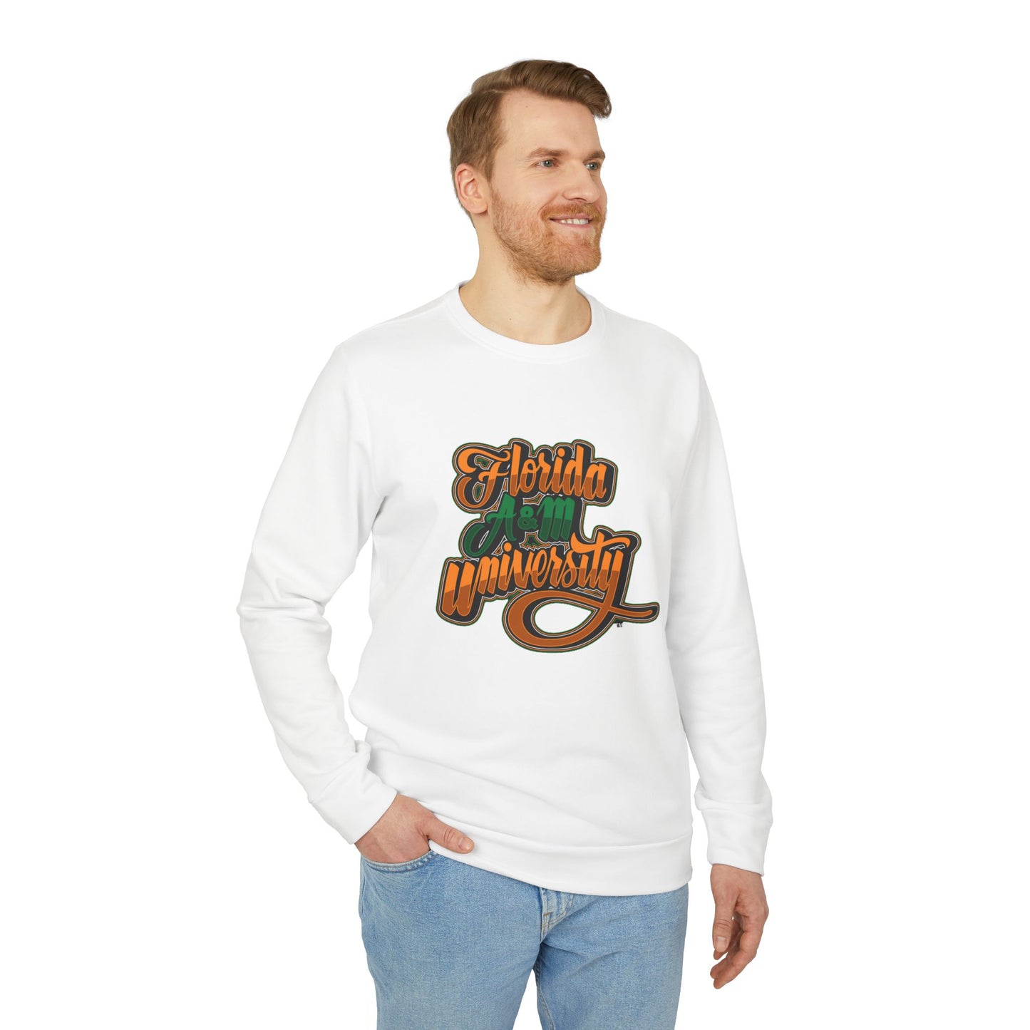 adidas® FAMU Unisex Fleece Crewneck Sweatshirt