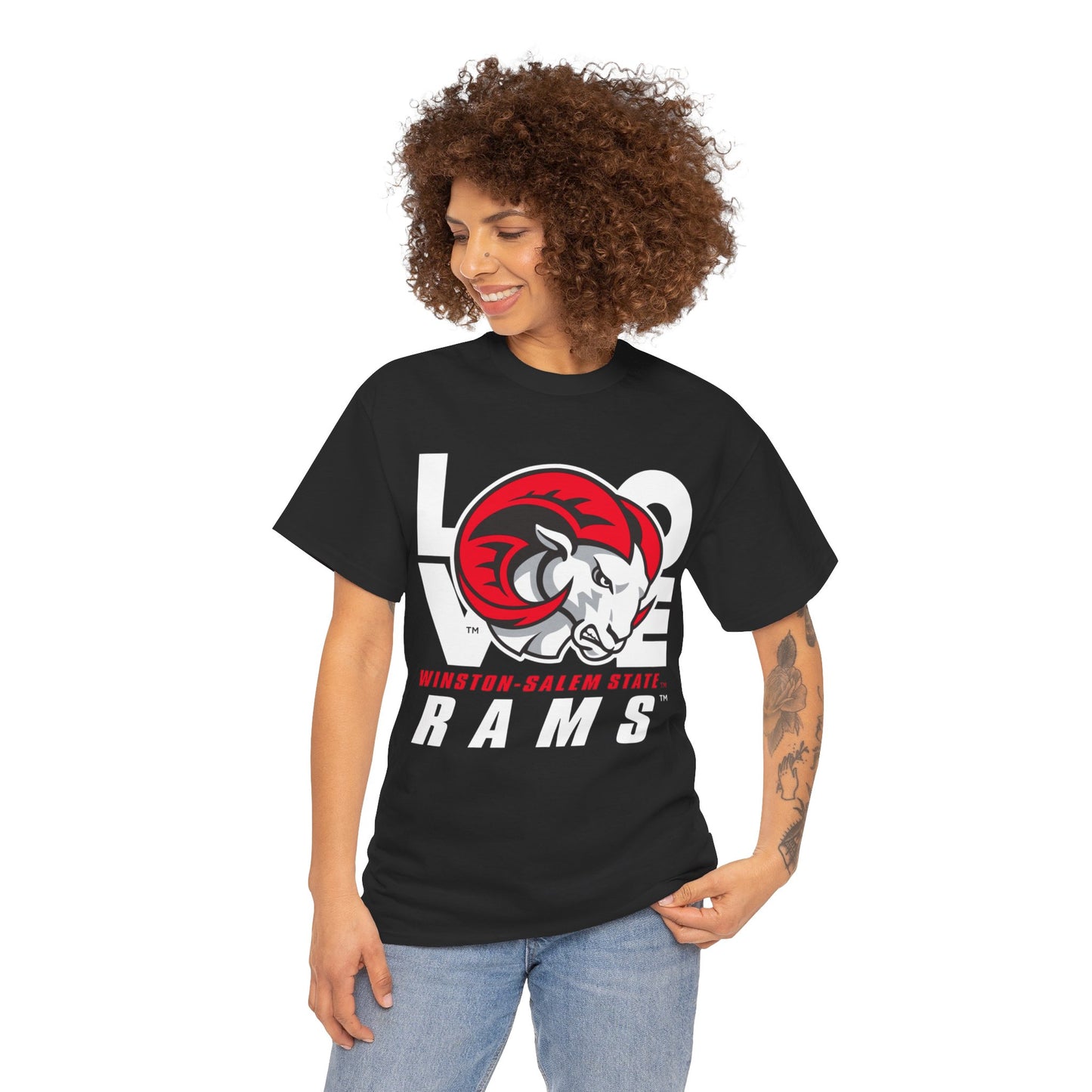 WSSU Rams Love Tee