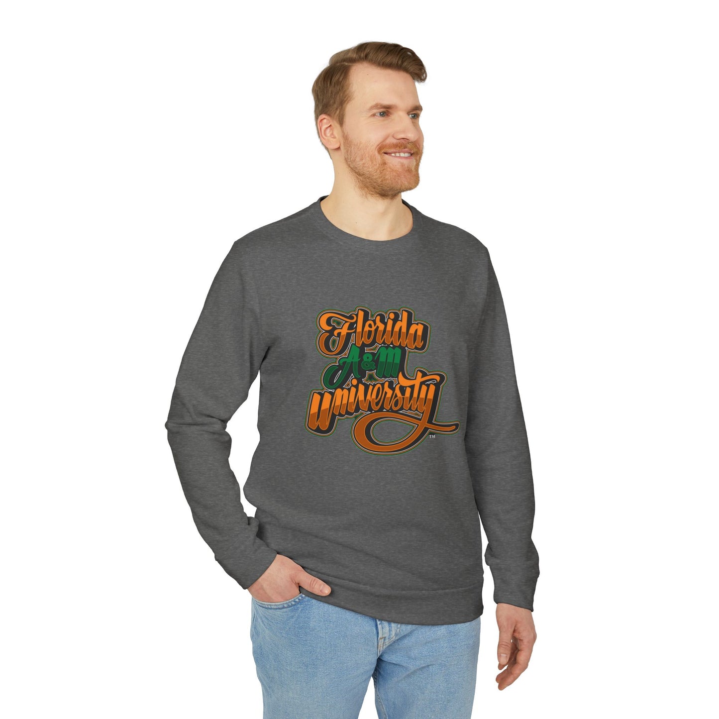 adidas® FAMU Unisex Fleece Crewneck Sweatshirt