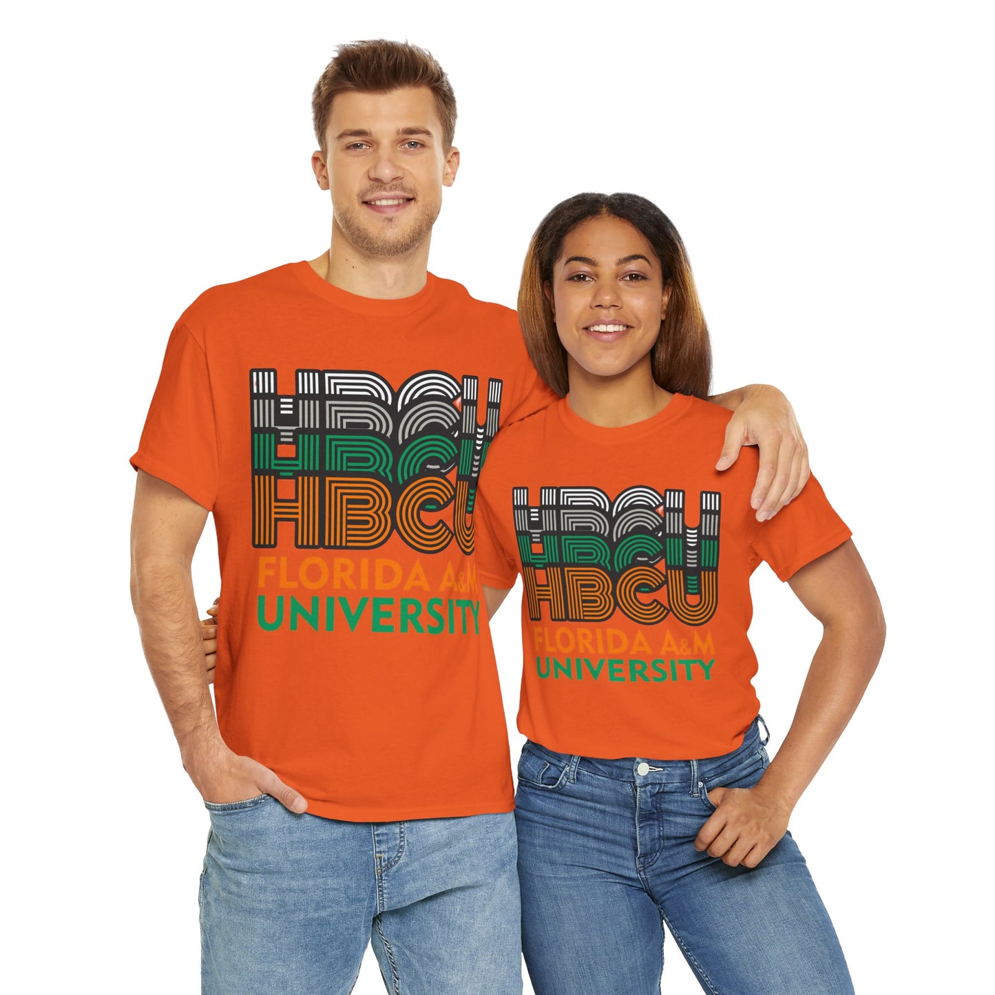 HBCU Florida A&M Stack Tee