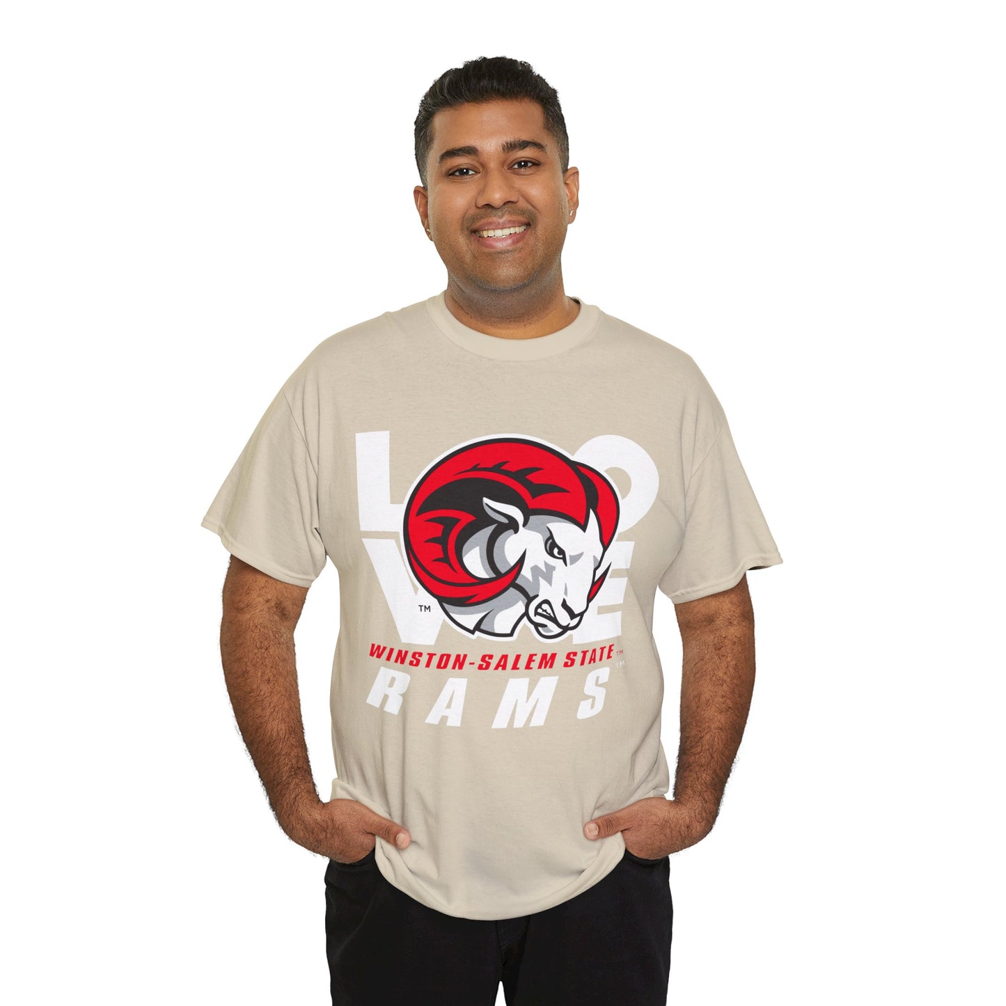 WSSU Rams Love Tee