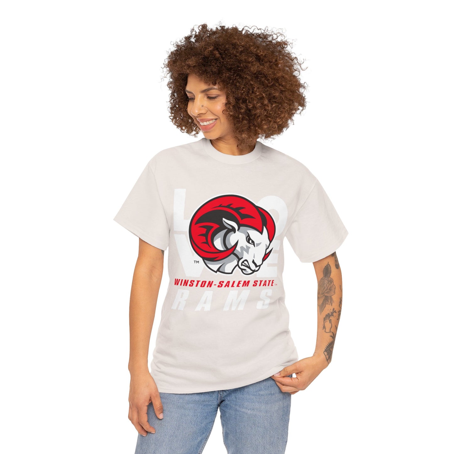 WSSU Rams Love Tee