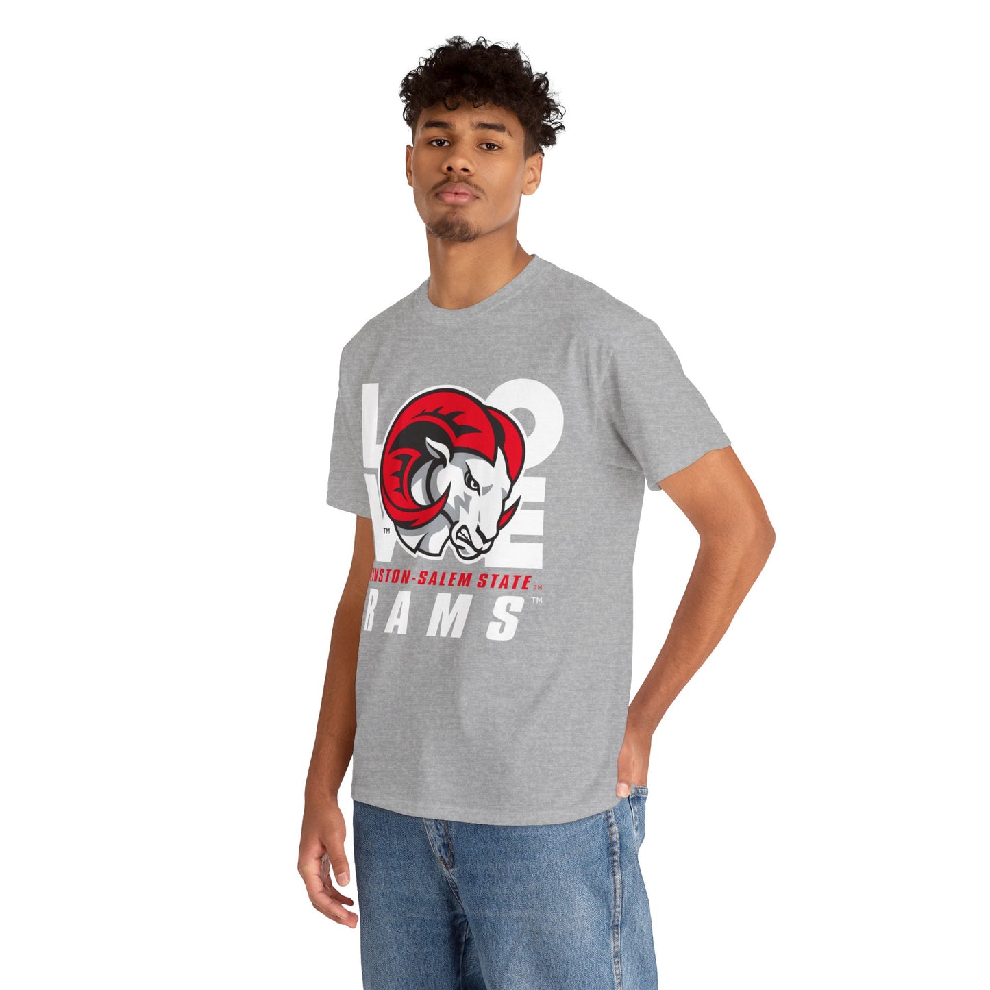 WSSU Rams Love Tee