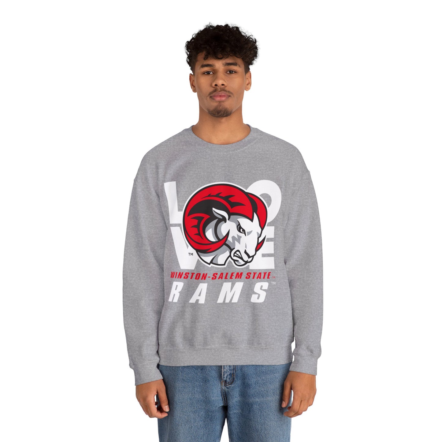 WSSU Rams LOVE Crewneck Pullover