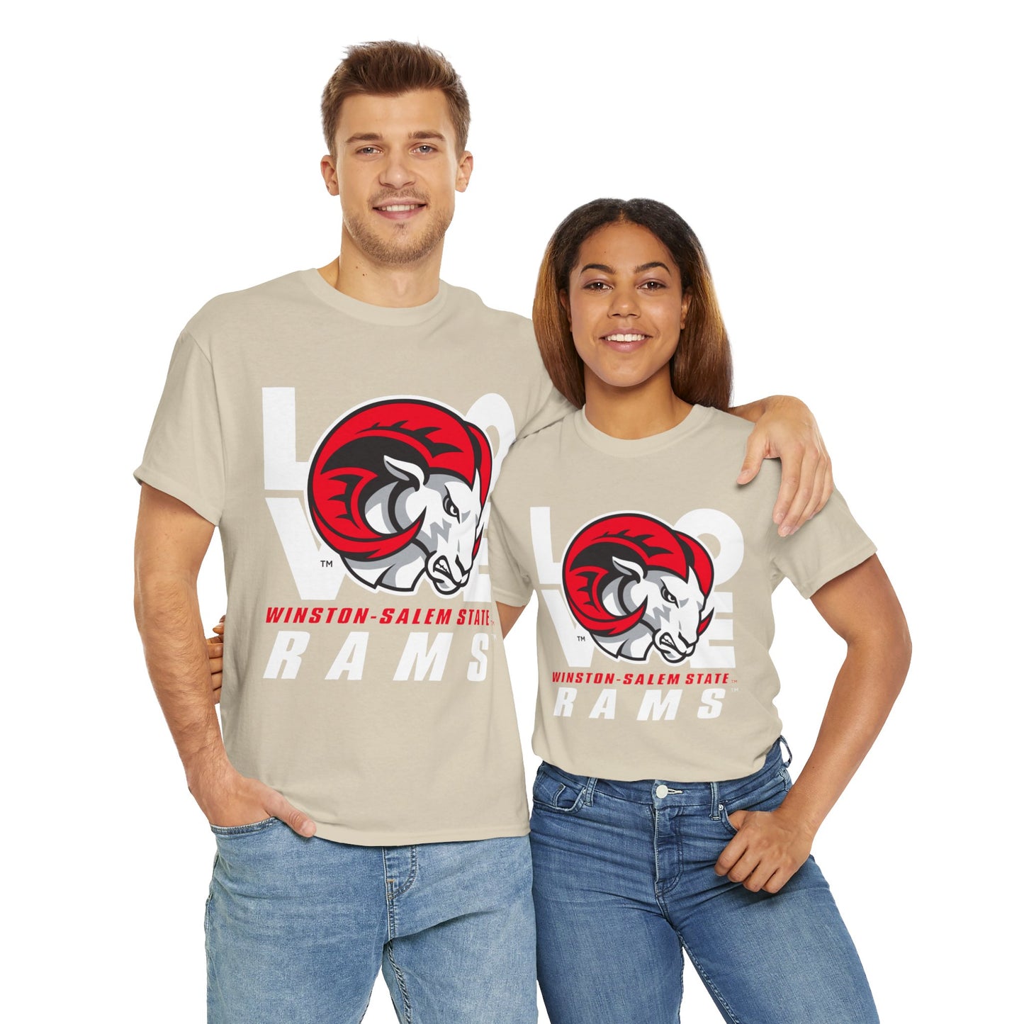 WSSU Rams Love Tee