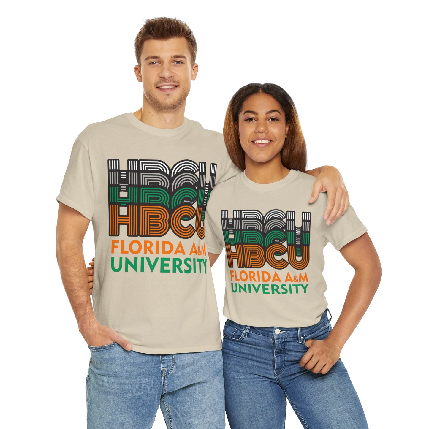 HBCU Florida A&M Stack Tee