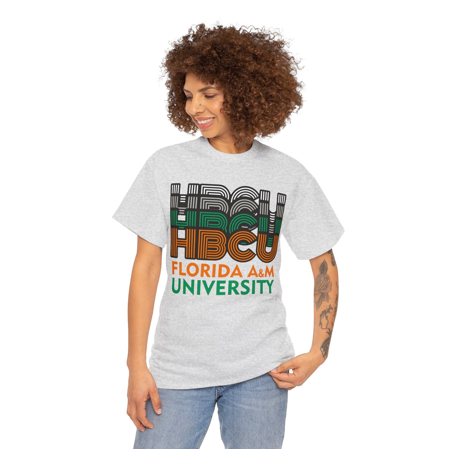 HBCU Florida A&M Stack Tee