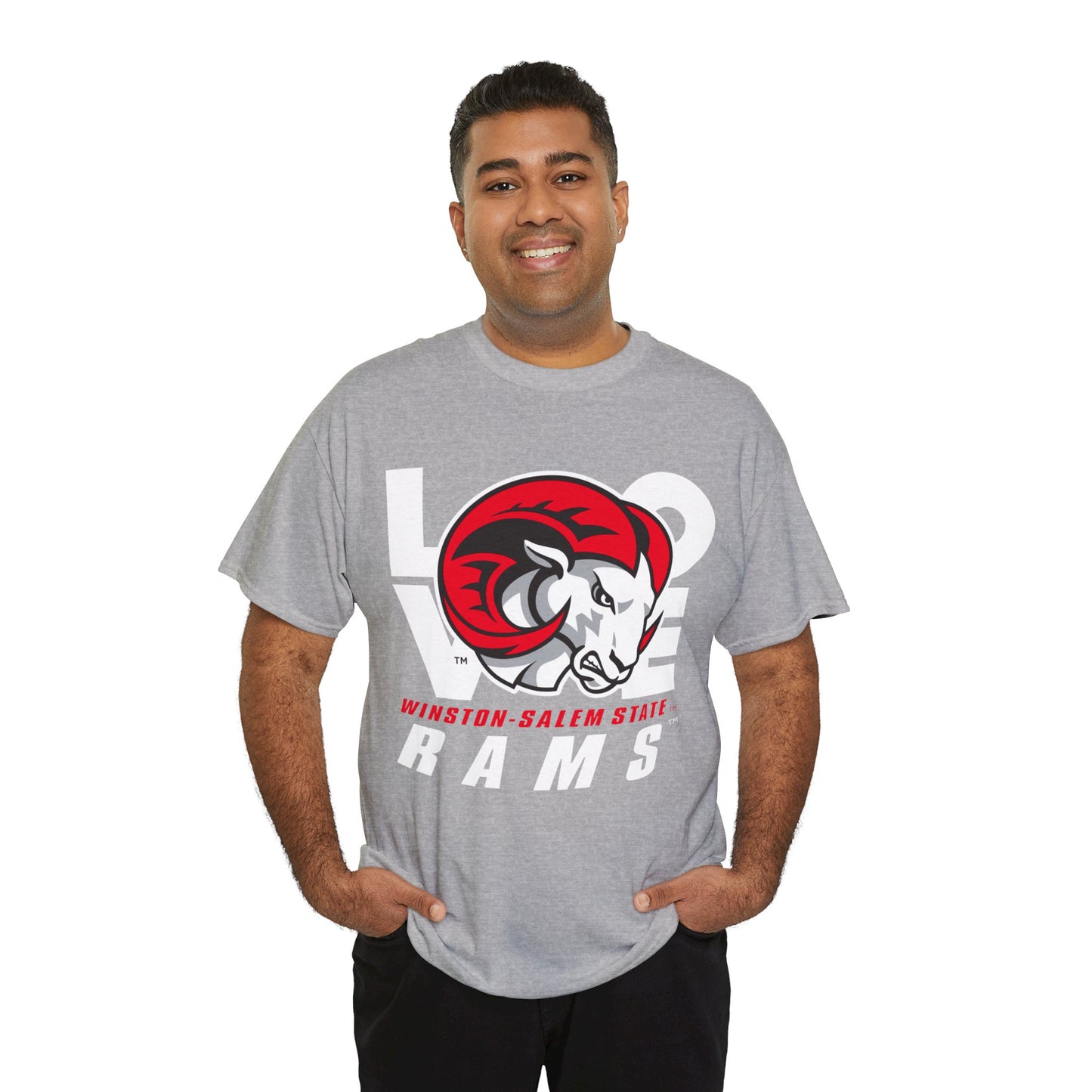 WSSU Rams Love Tee