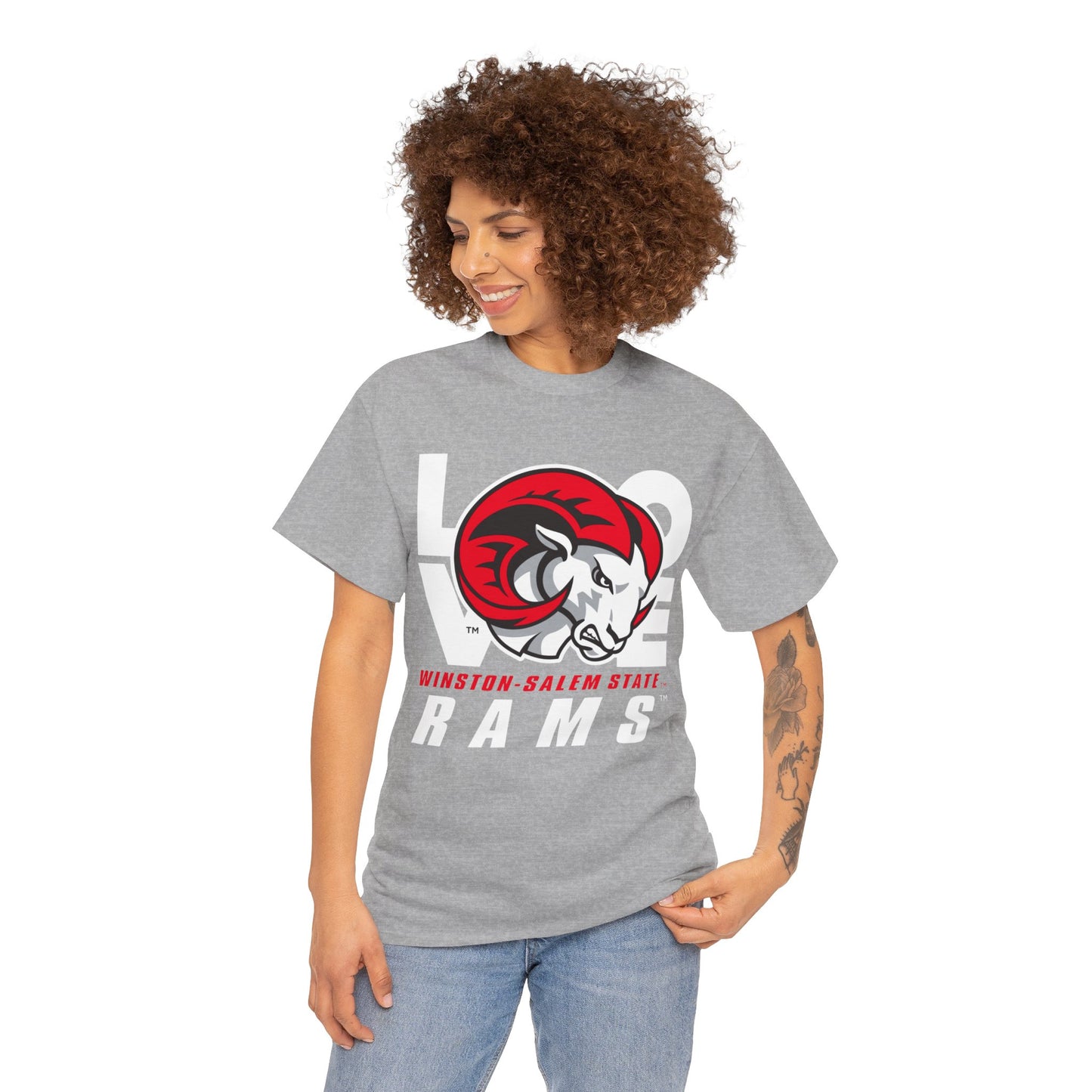 WSSU Rams Love Tee