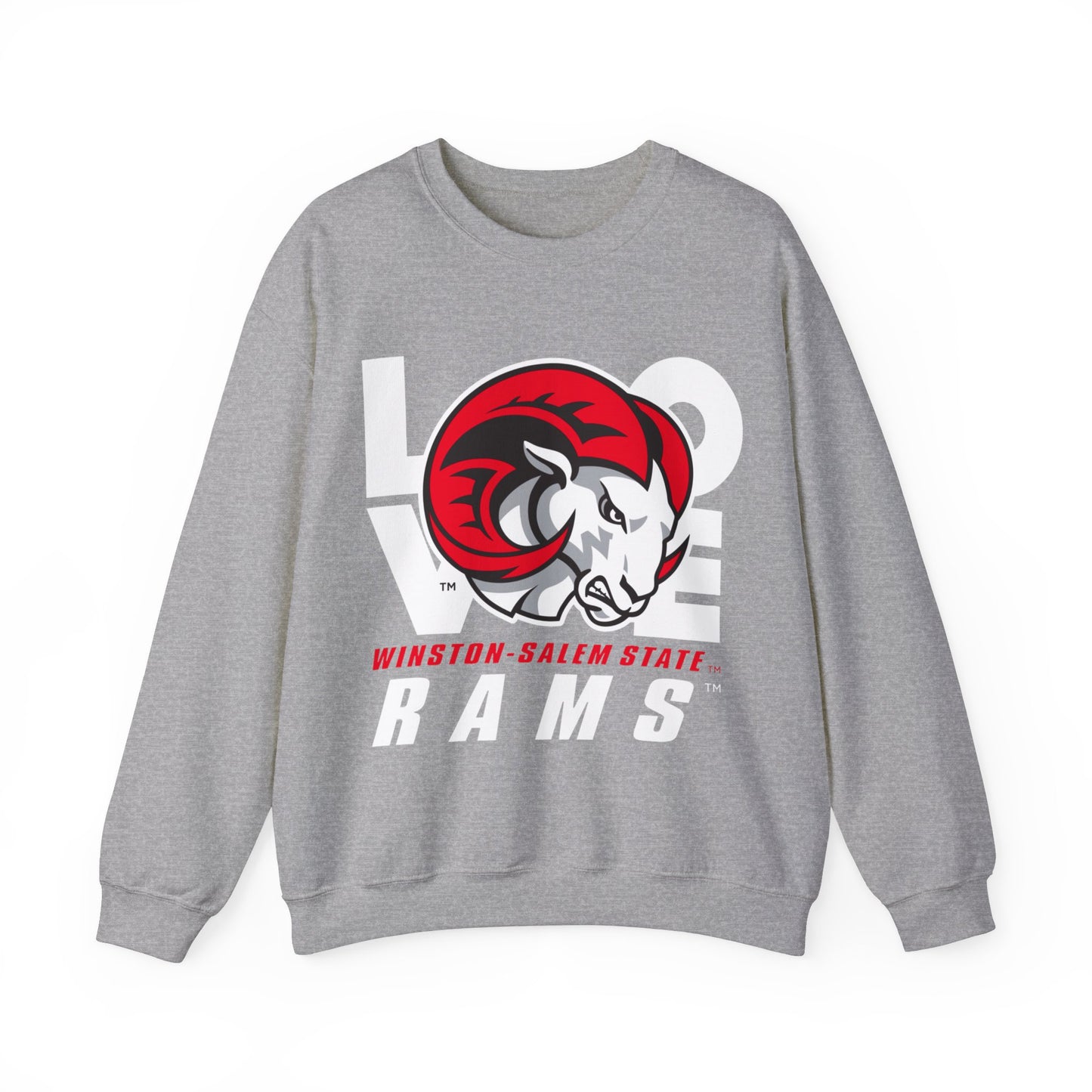 WSSU Rams LOVE Crewneck Pullover