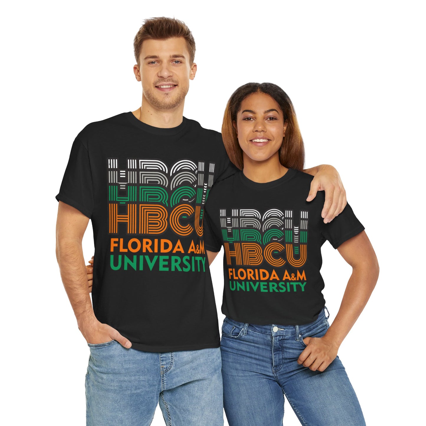 HBCU Florida A&M Stack Tee