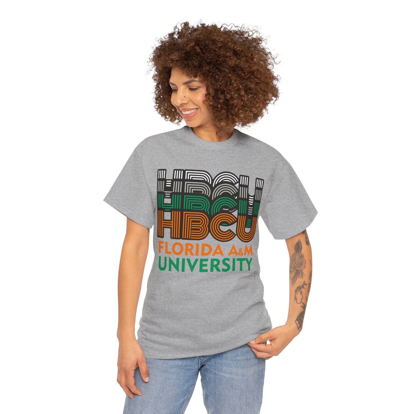 HBCU Florida A&M Stack Tee