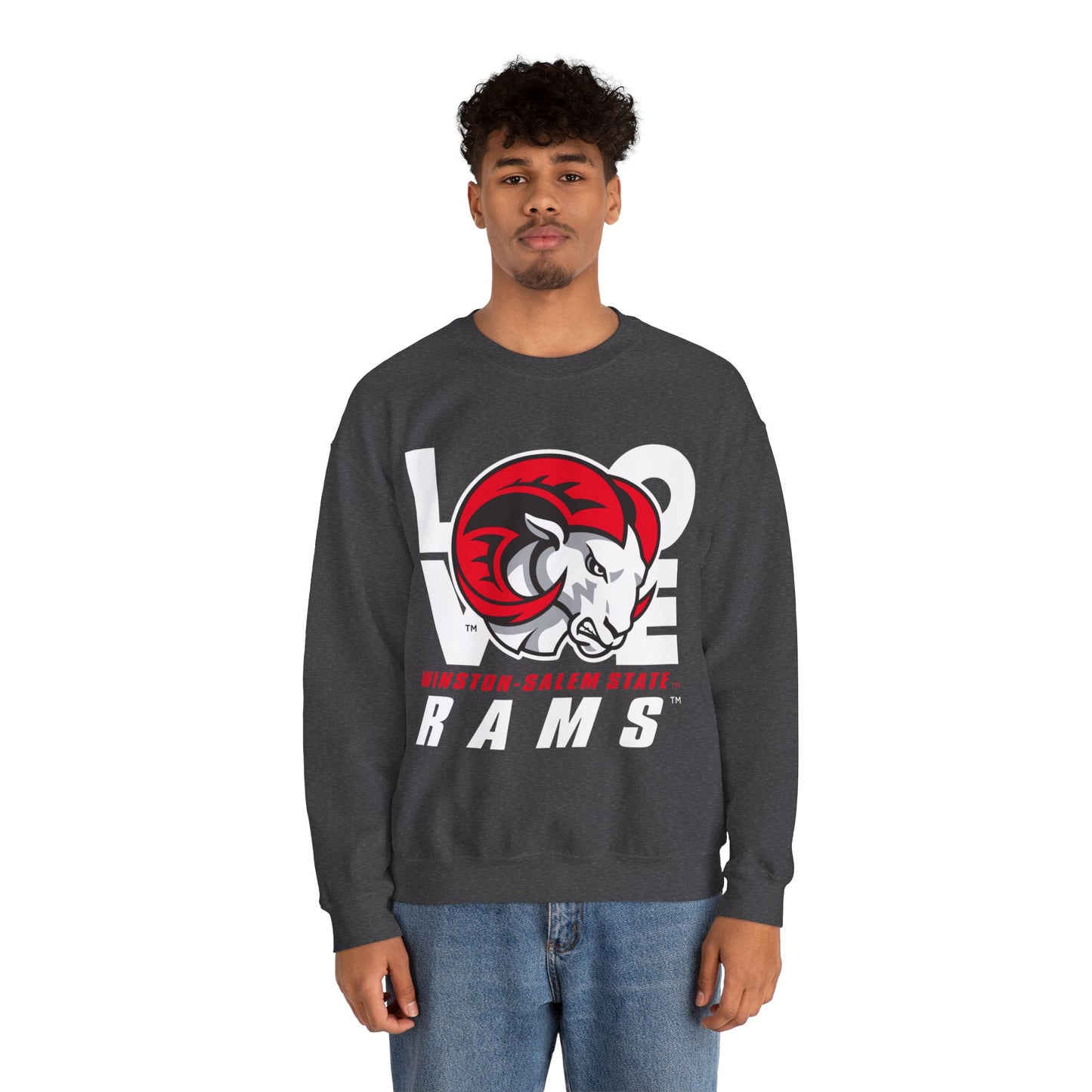 WSSU Rams LOVE Crewneck Pullover