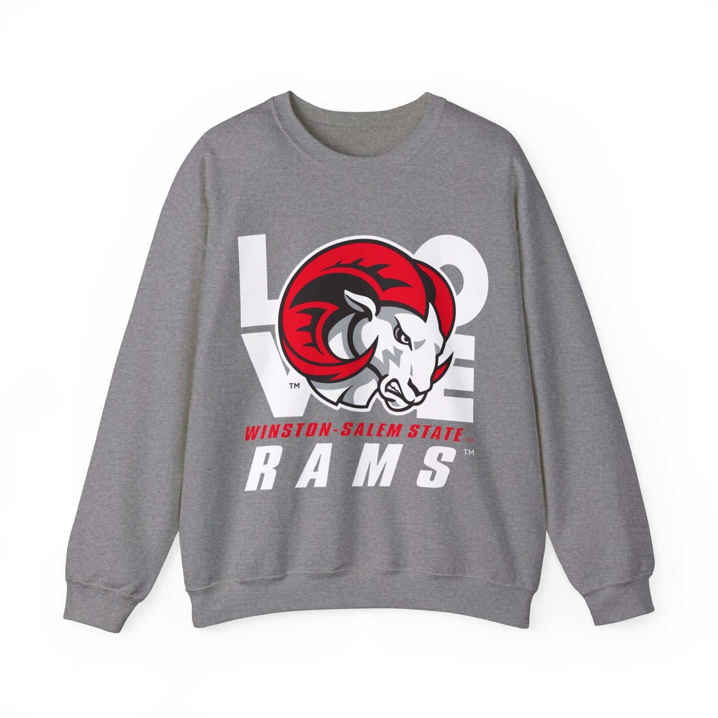 WSSU Rams LOVE Crewneck Pullover