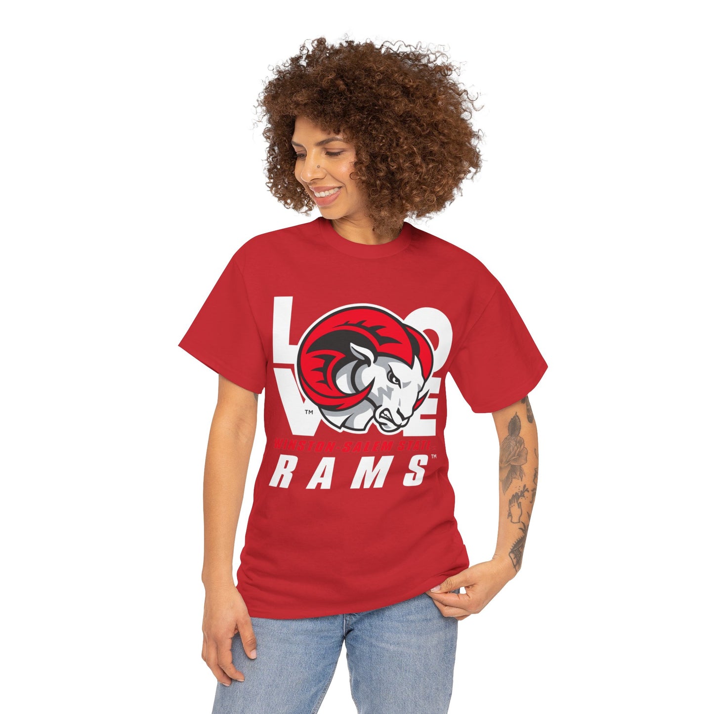 WSSU Rams Love Tee