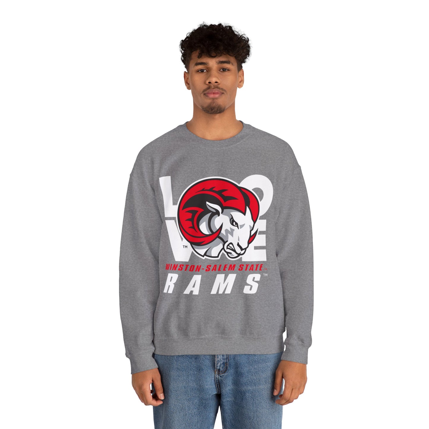 WSSU Rams LOVE Crewneck Pullover