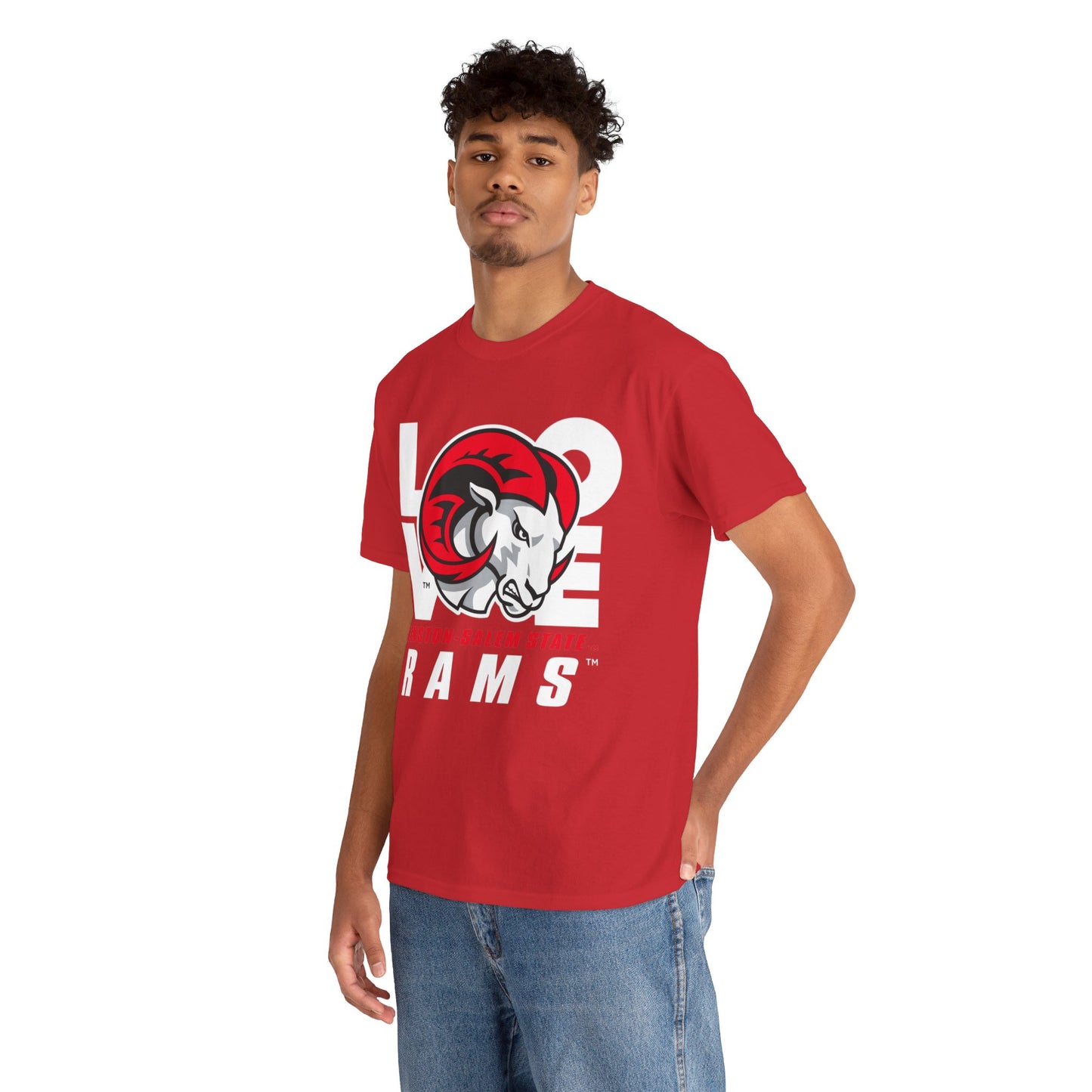 WSSU Rams Love Tee