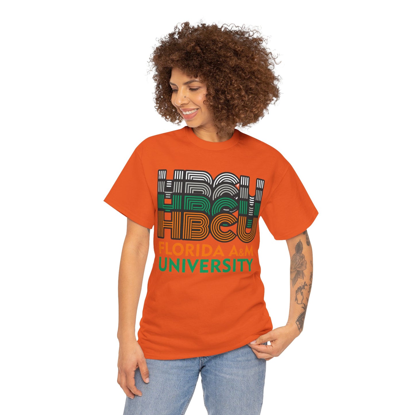 HBCU Florida A&M Stack Tee