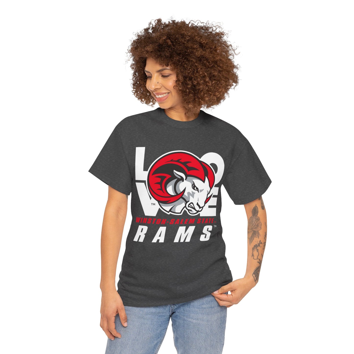 WSSU Rams Love Tee