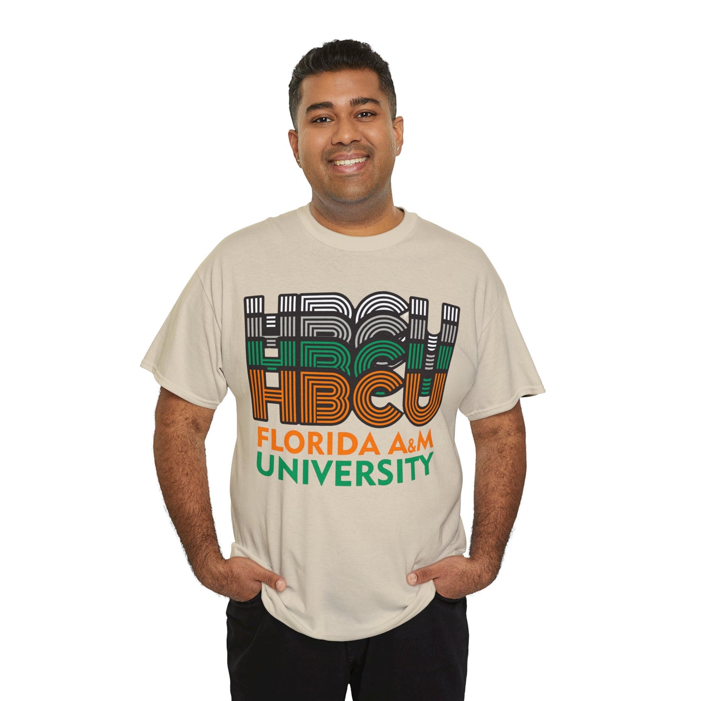 HBCU Florida A&M Stack Tee