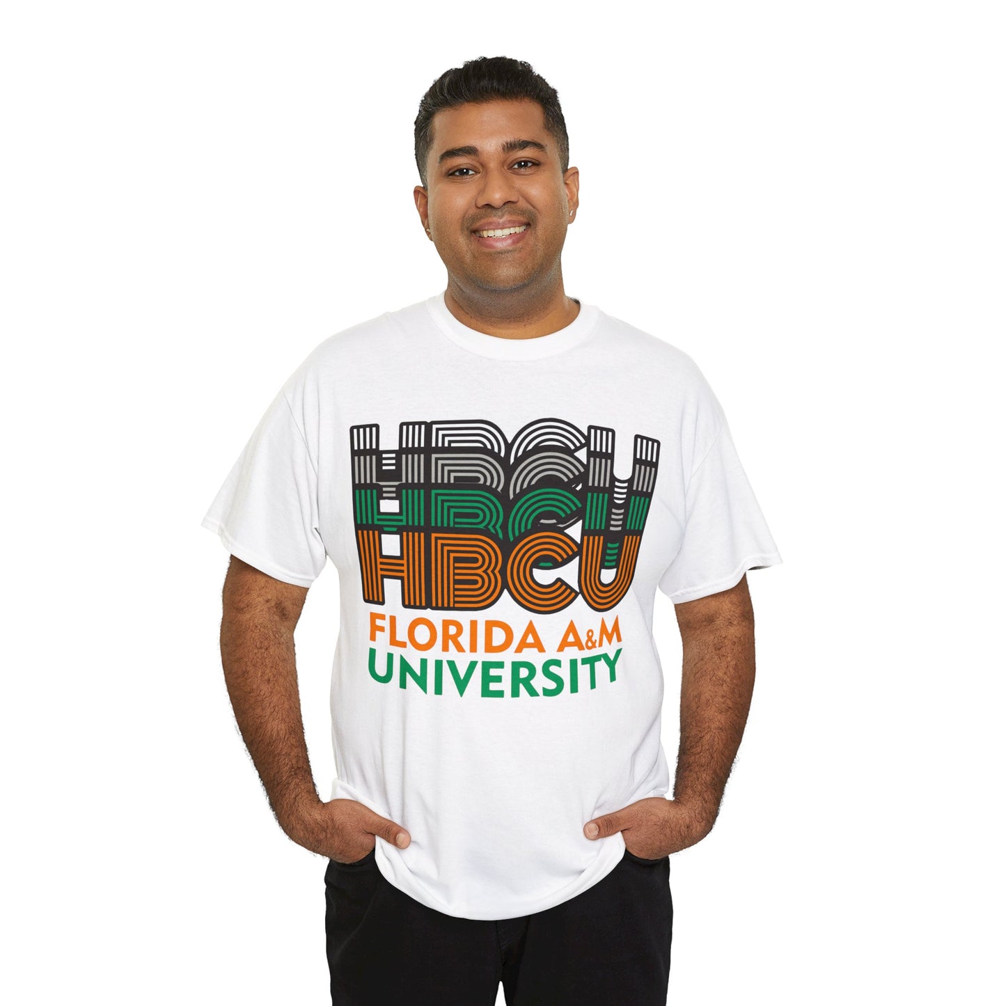 HBCU Florida A&M Stack Tee