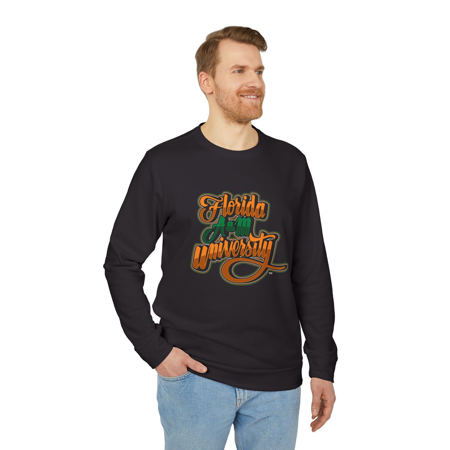 adidas® FAMU Unisex Fleece Crewneck Sweatshirt