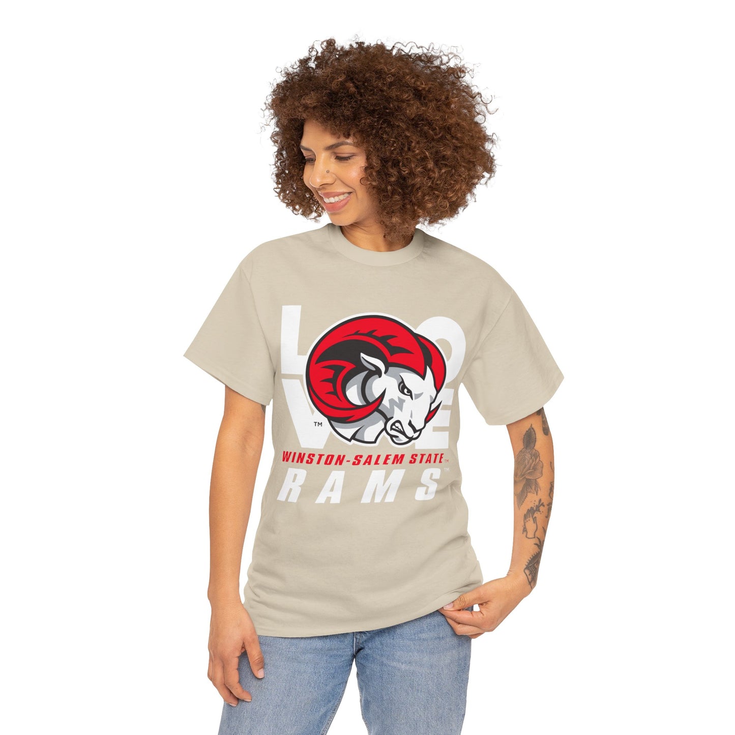 WSSU Rams Love Tee