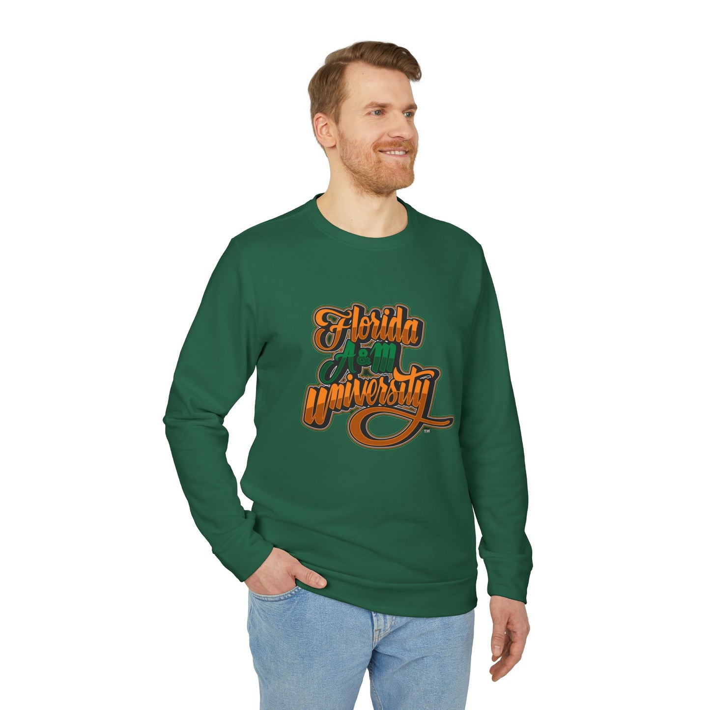 adidas® FAMU Unisex Fleece Crewneck Sweatshirt