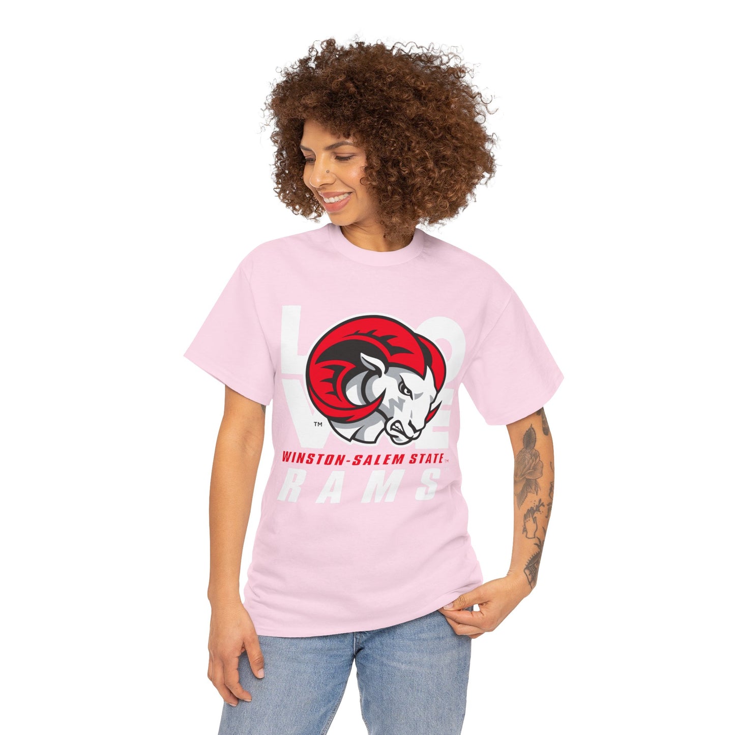 WSSU Rams Love Tee